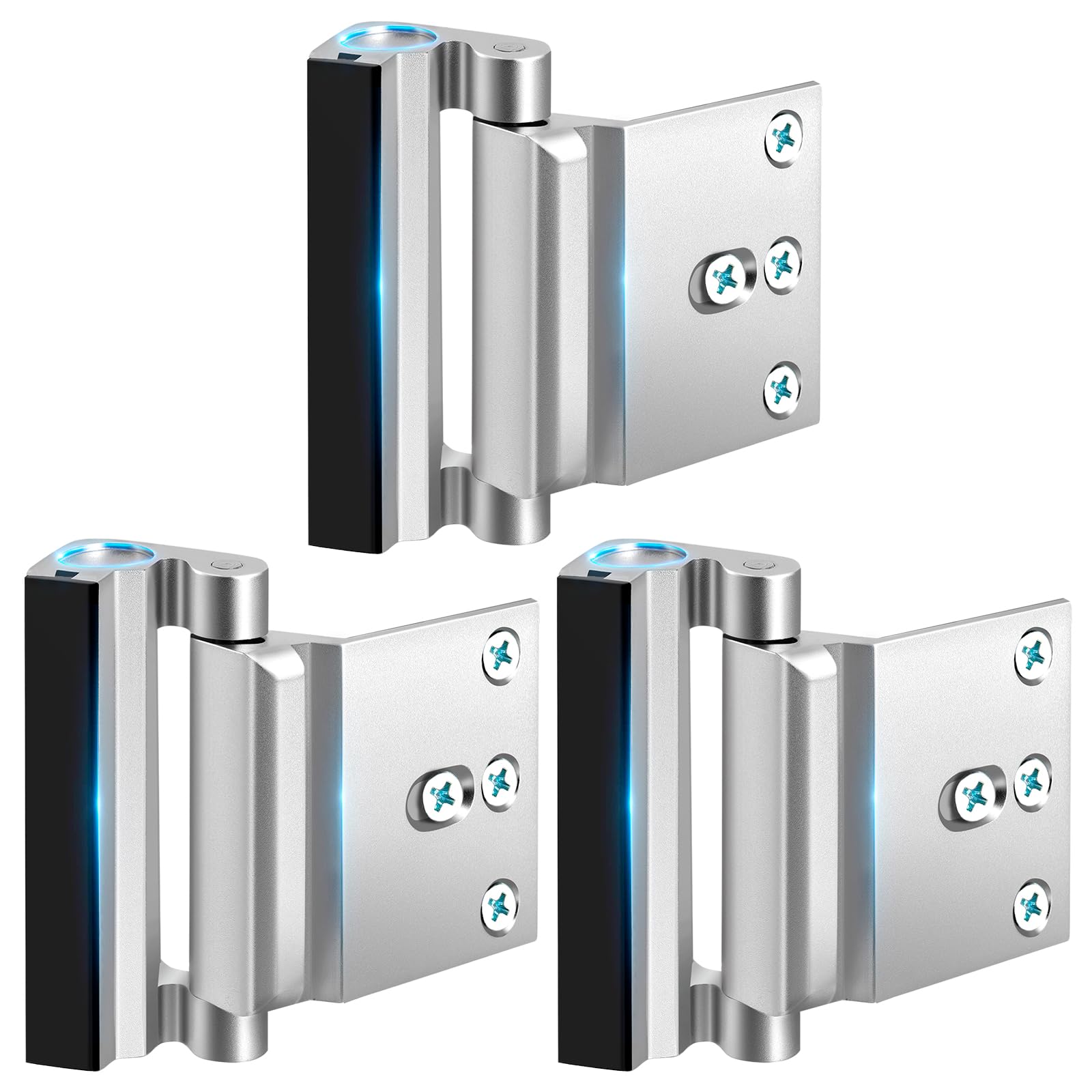 WINONLY backdoor lock in action on a patio door with secure closure.