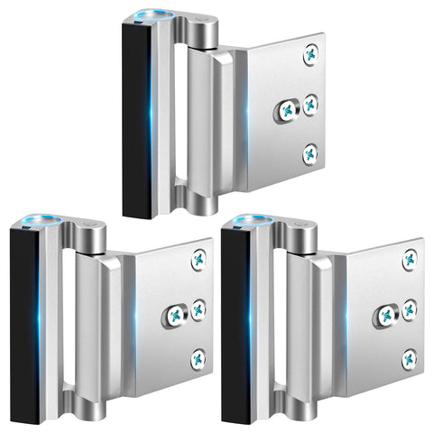 WINONLY backdoor lock in action on a patio door with secure closure.