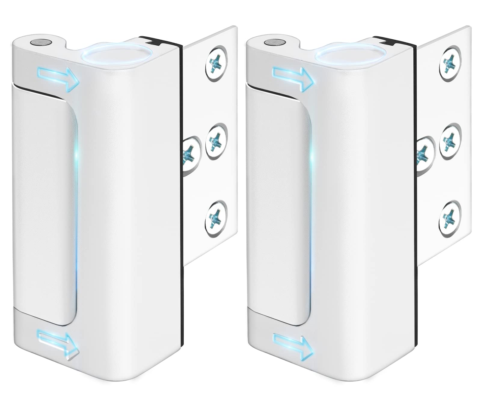 WINONLY door reinforcement front door lock installation demonstrates quick, tool-free setup for safety.