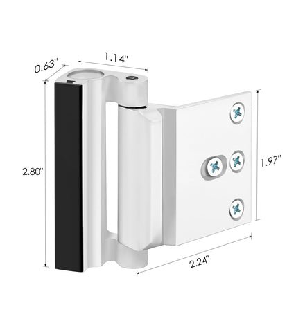 WINONLY easy-install lock shown with a drill for DIY setup