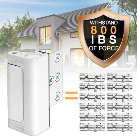 WINONLY childproof door lock showcases spring-loaded design to block curious kids.