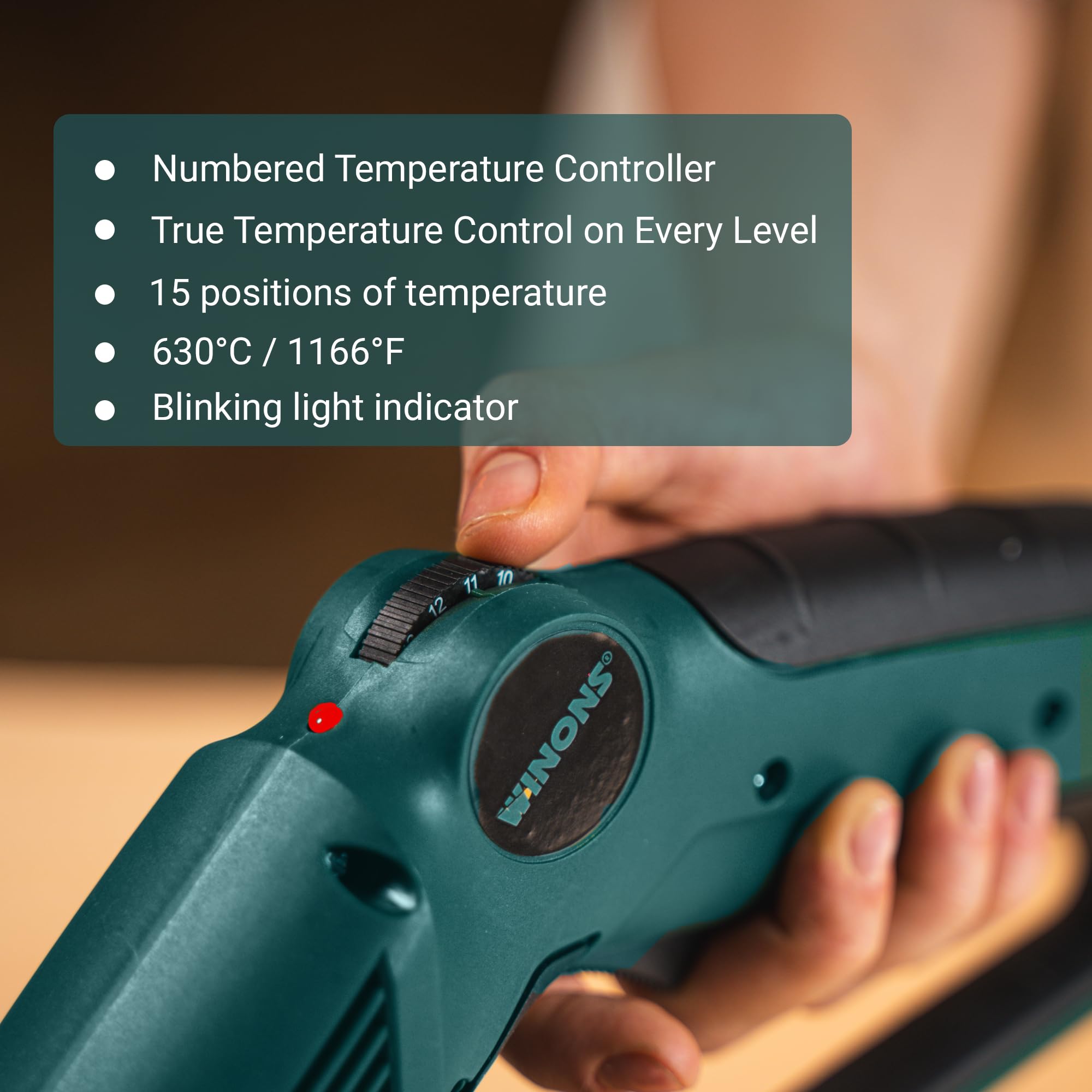 WINONS 8 inch foam cutting blade for deeper, longer cuts