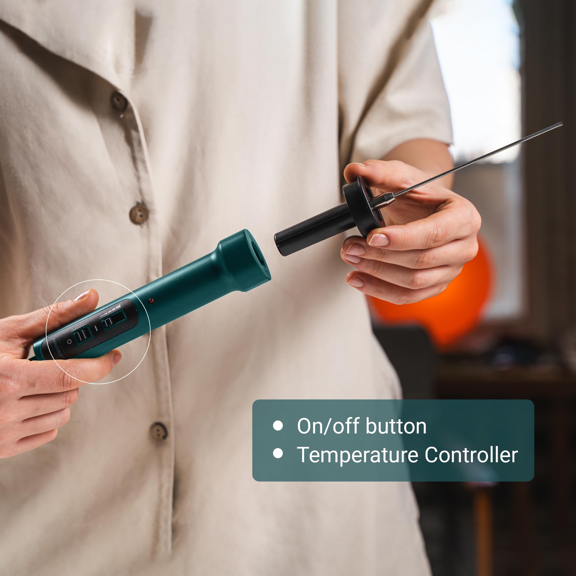 WINONS temperature controller with light indicator for safe operation.