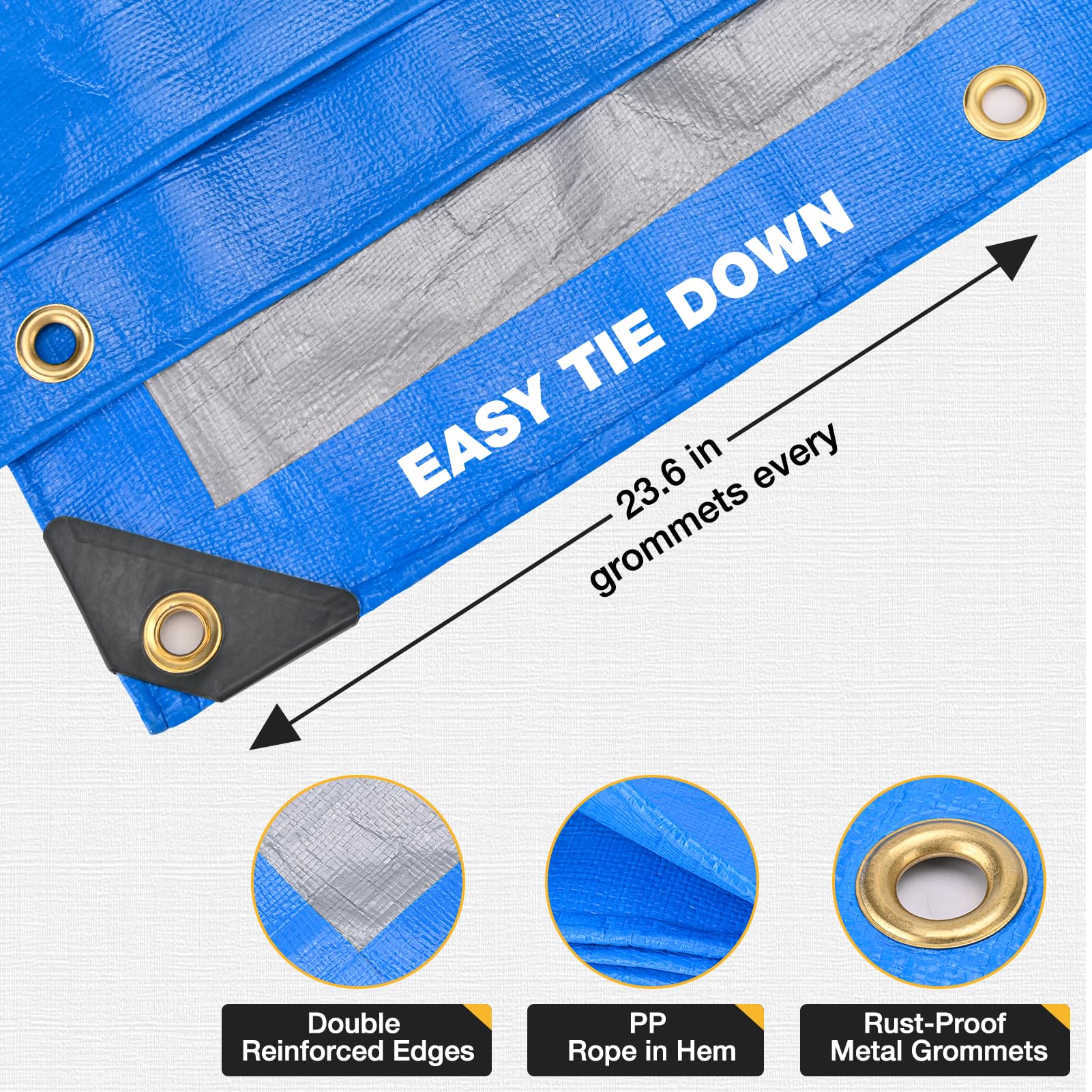 Winpull tarp is multipurpose for camping, vehicles, and events
