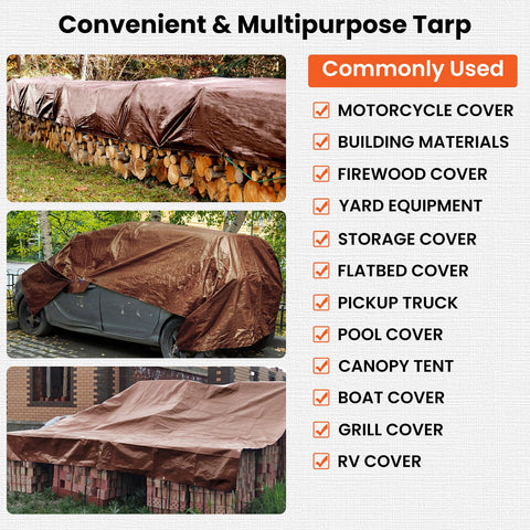 Winpull tarp UV resistant and weatherproof for year-round use
