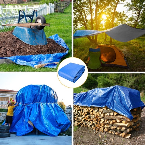 Winpull tarp protecting a boat or vehicle with a secure cover