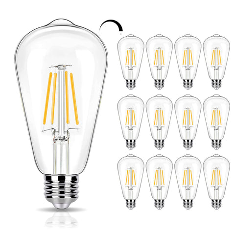 WinsaLED 12-pack dimmable bulbs offering energy-efficient 40W equivalents for home lighting