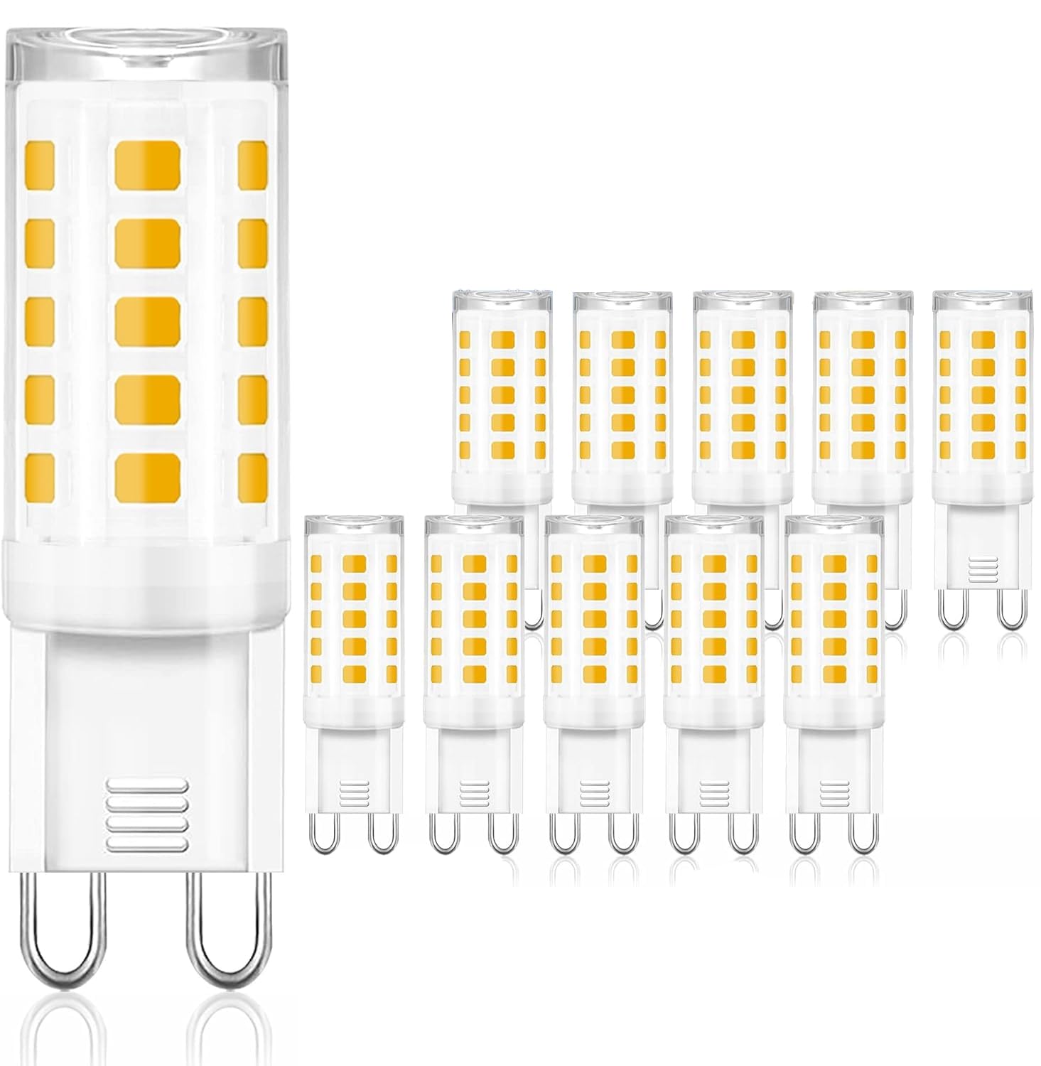Non-dimmable Winshine G9 LED bulb provides steady lighting for ceiling pendants.