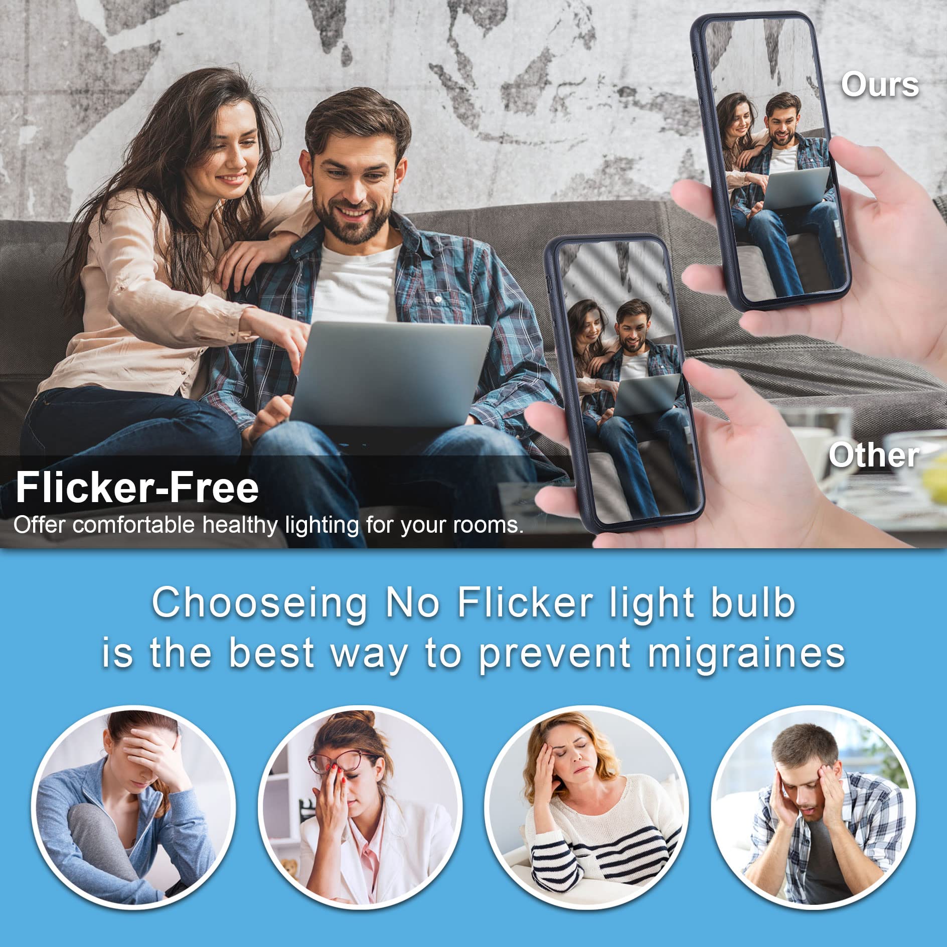 Winshine G9 LED bulb offers energy-efficient daylight for living spaces.