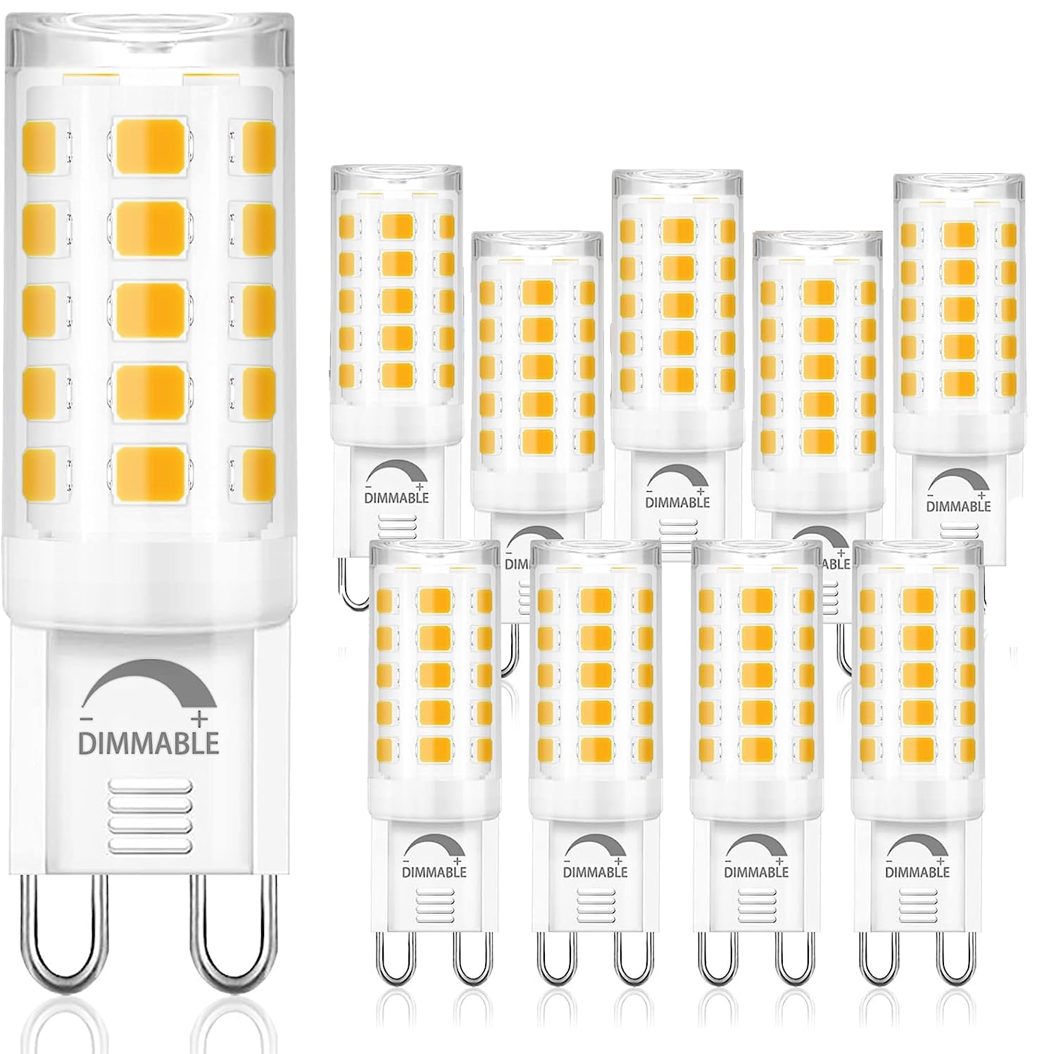 Winshine G9 LED bulbs chandelier use for ceilings and sconces.
