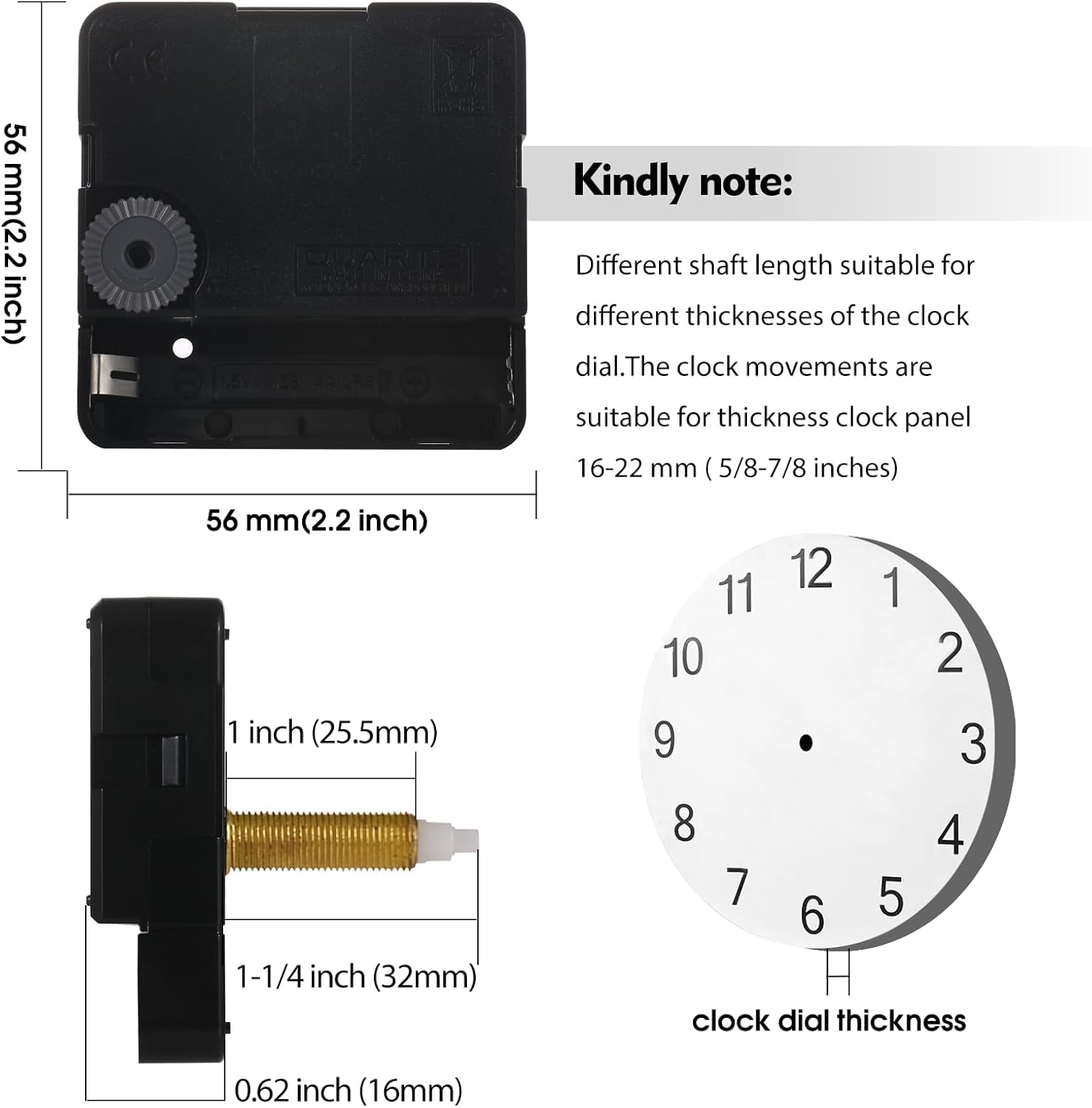 WinTaim thick-panel clock installation with easy setup and reliable performance.