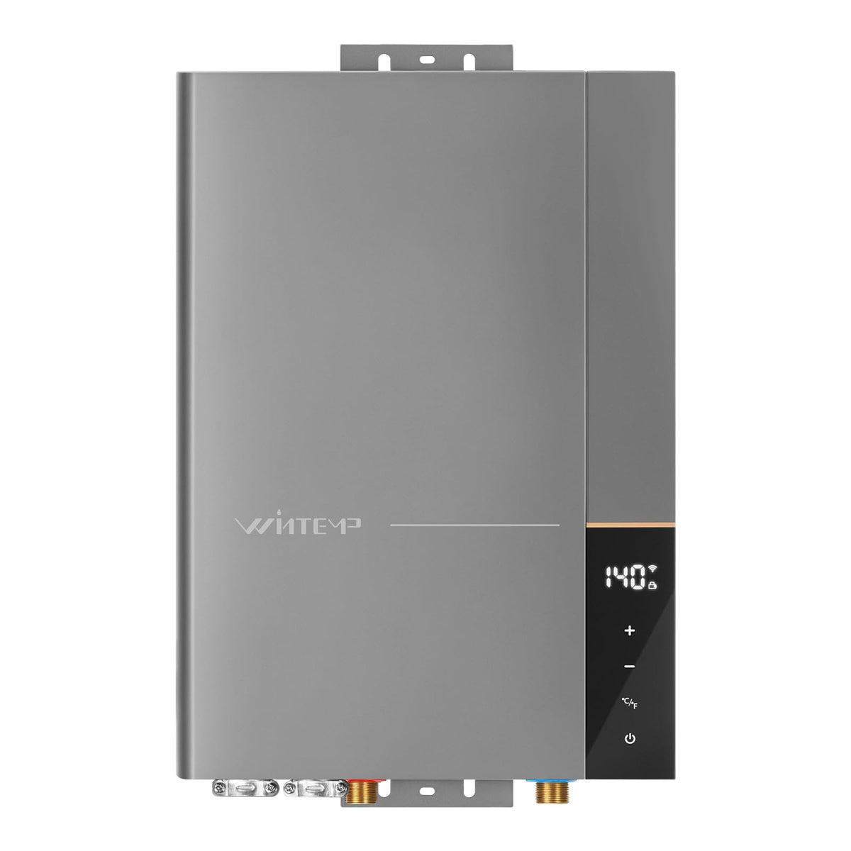 WINTEMP WN36 front view shows a sleek tankless heater for reliable whole-house hot water.