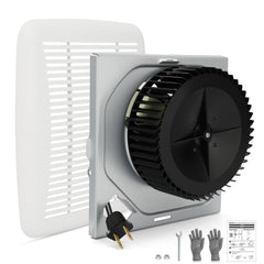 WINWEITGO 696N-R02 front view shows compact, quiet air movement for baths.
