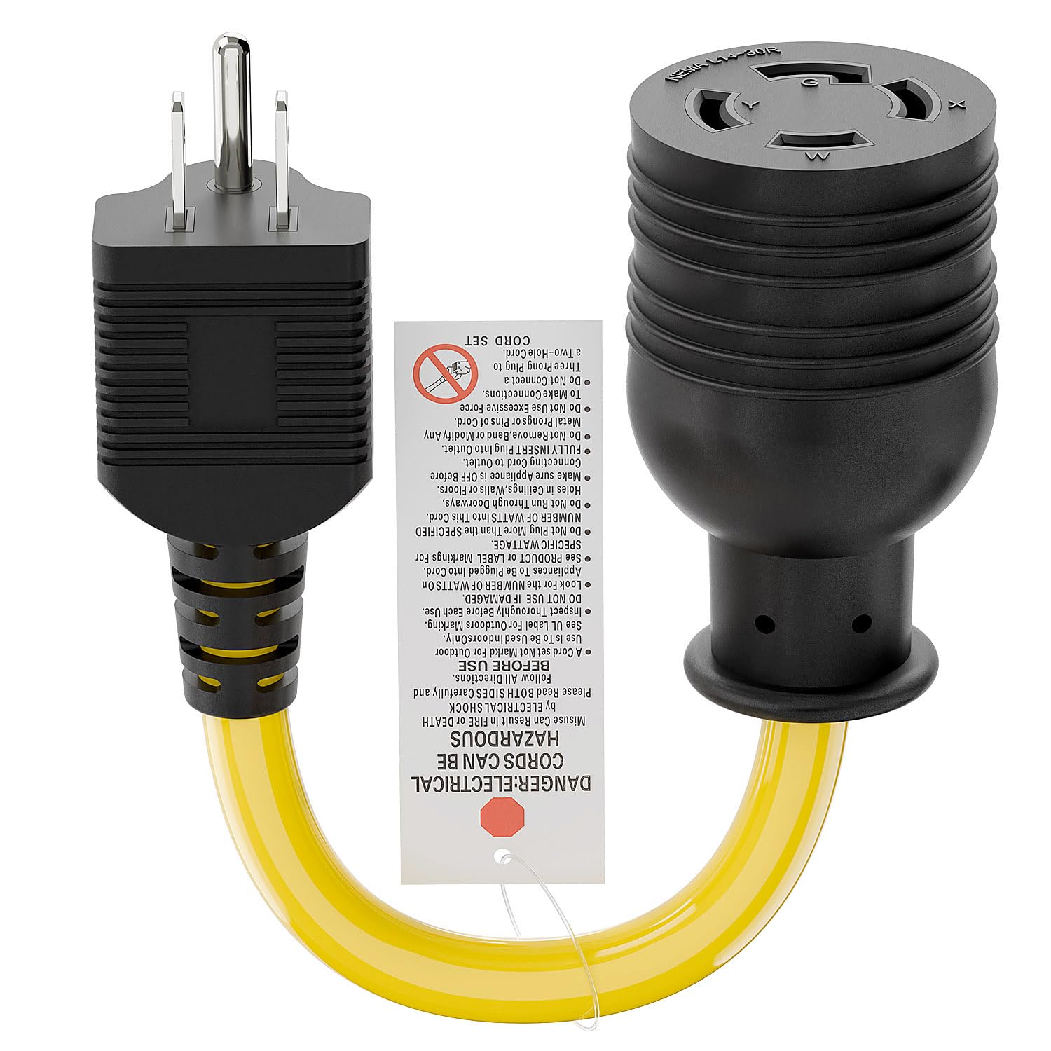 WINXUS compact adapter packaging and 11-inch cord