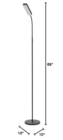 Wio-Mio floor lamp ideal for living rooms and home offices with adjustable lighting.
