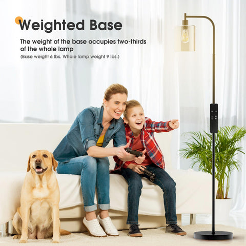 Wio-Mio easy-assemble floor lamp includes all components
