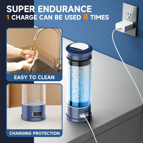 WIOMXO CA-102C borosilicate glass body for durable daily hydration