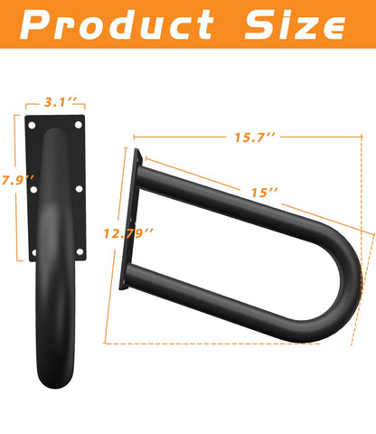 WIPHANY wall-mount handrail installed for 1–3 steps