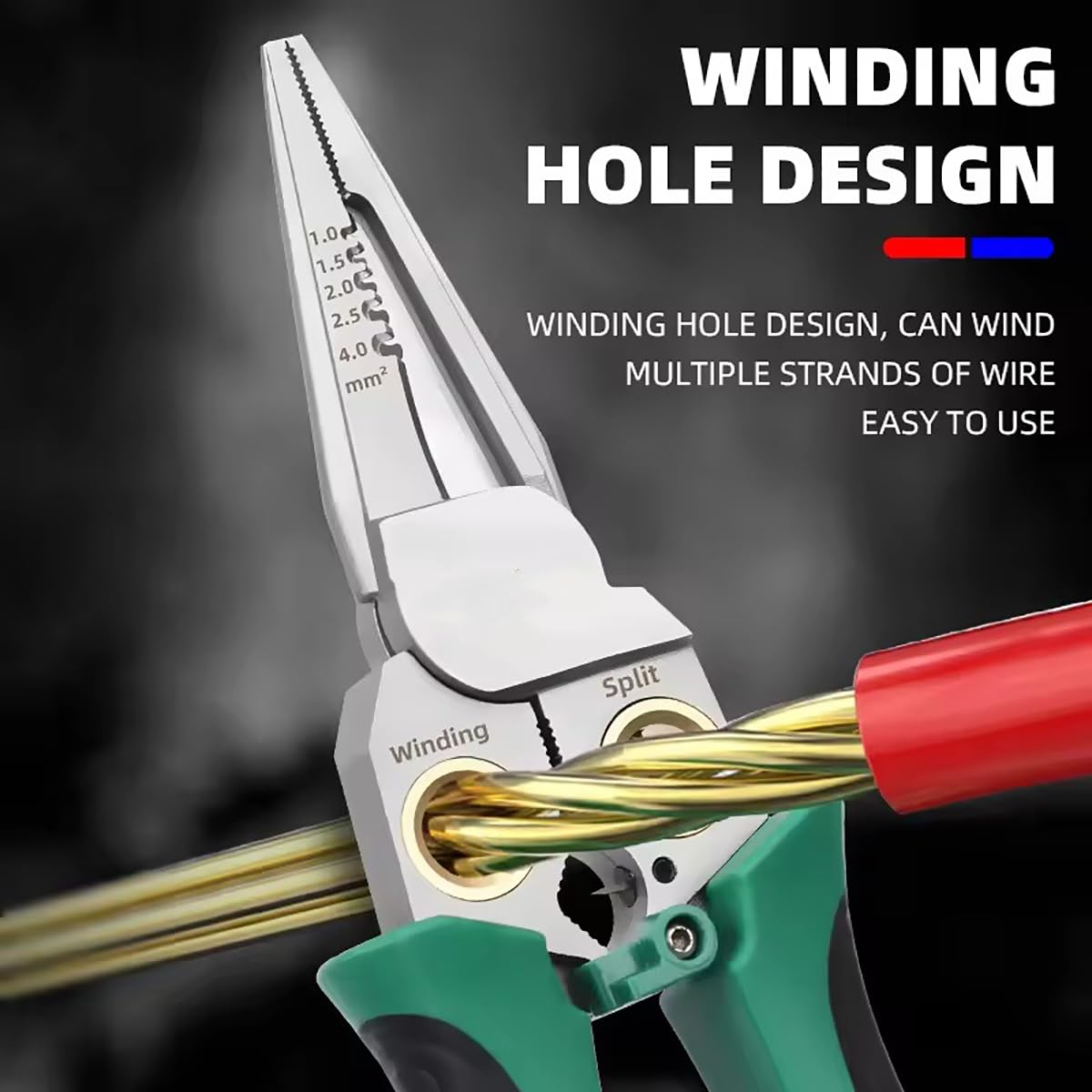 Wire Strippers Twister compact 8-in-1 tool suited for professionals and DIY