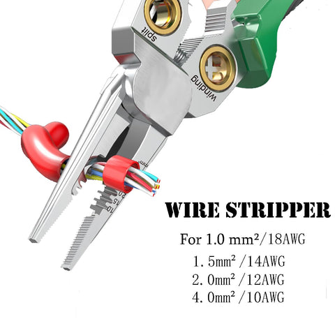 Wire Strippers Twister spring-loaded handles reduce hand fatigue