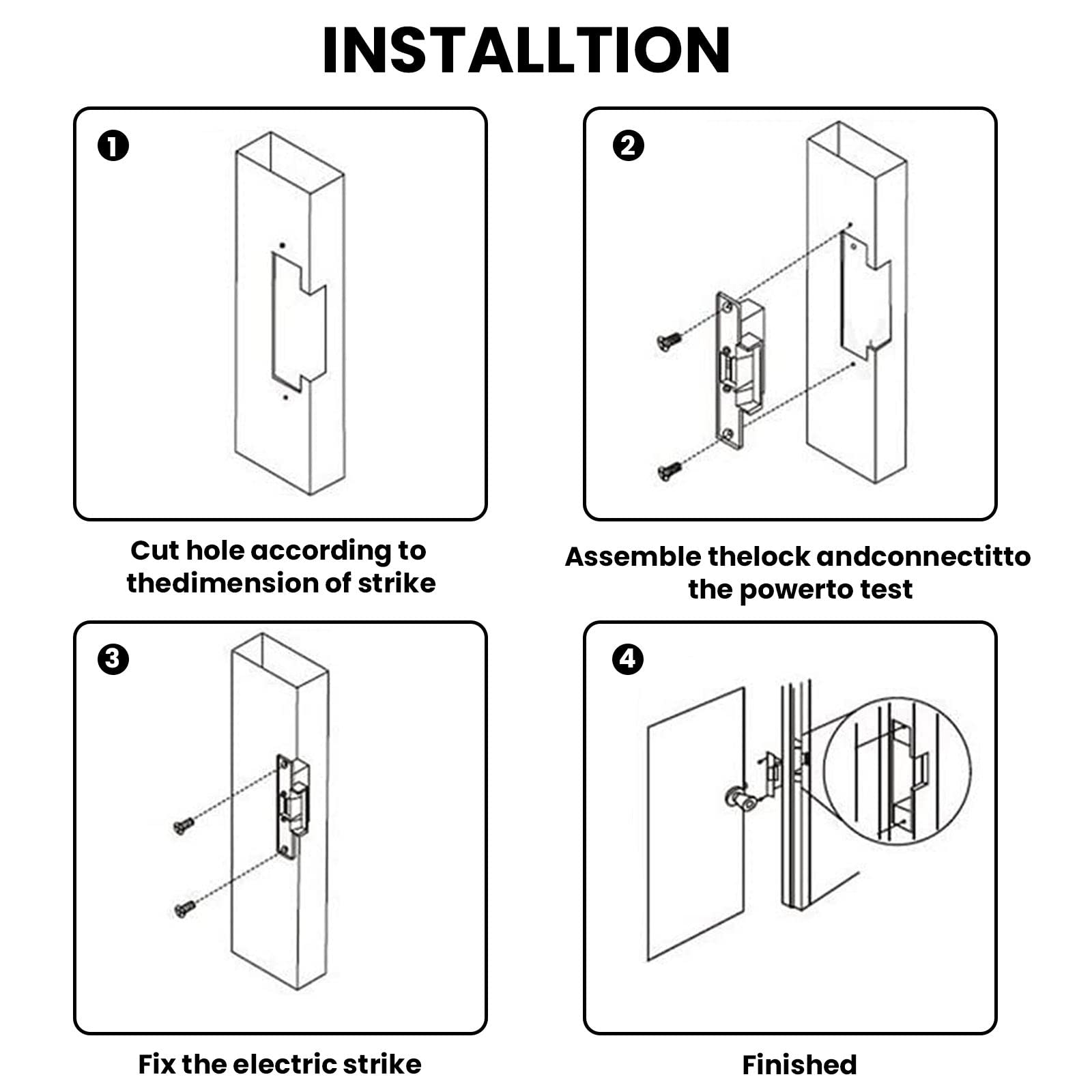 WIRELEL ANSI strike lock demonstrates 1000 kg impact resistance for secure operation
