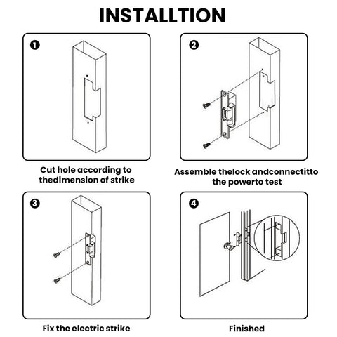 WIRELEL ANSI strike lock demonstrates 1000 kg impact resistance for secure operation