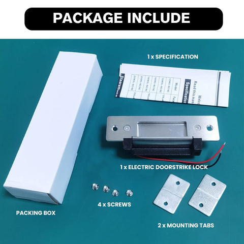 WIRELEL ANSI strike lock in operation with smooth actuation