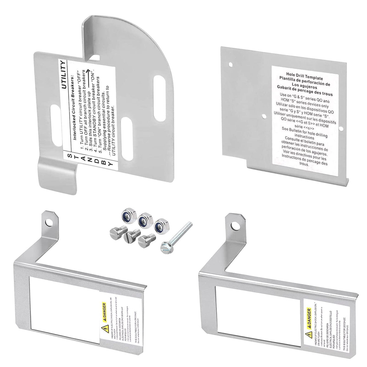 WIRELEL generator interlock kit for Square D QOCGK2C, ready for reliable backup power.