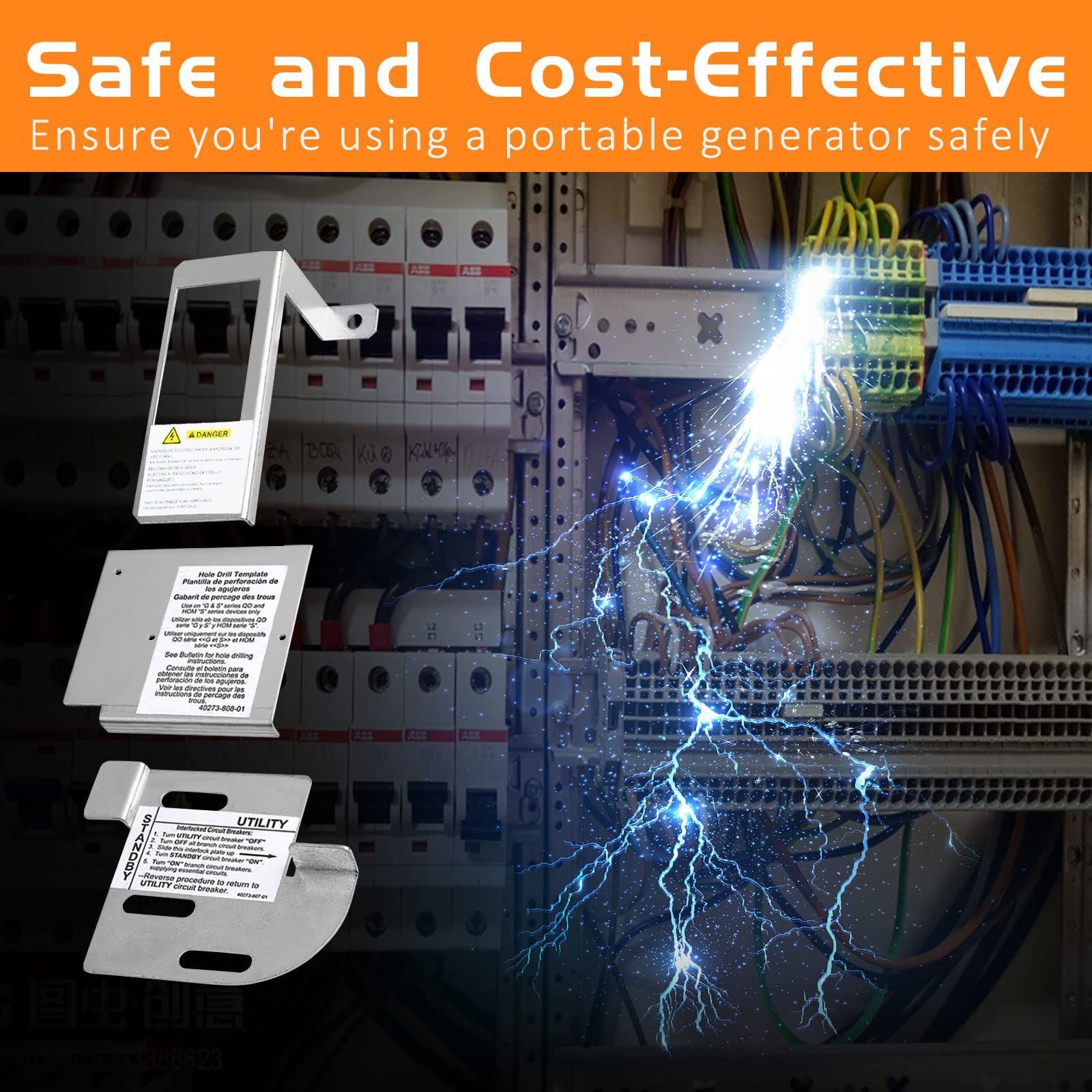 WIRELEL interlock integrates with Homeline main breaker for safe power transfer.