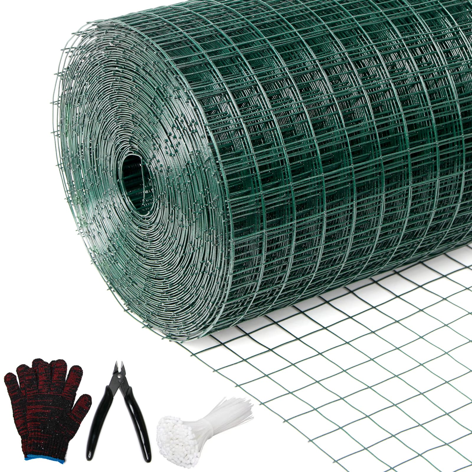 Wirewonders hardware cloth roll in green view for durable garden fencing