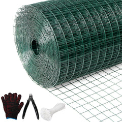 Wirewonders hardware cloth roll in green view for durable garden fencing