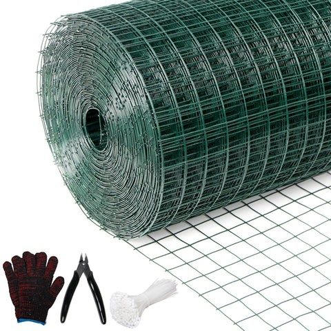 Wirewonders hardware cloth roll in green view for durable garden fencing