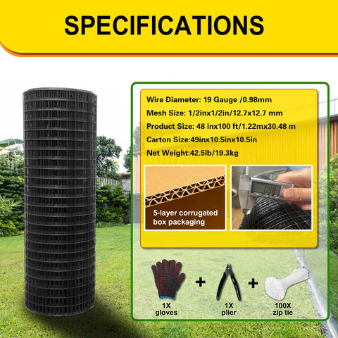 Wirewonders vinyl-coated mesh close-up showing rust resistance and weather protection.