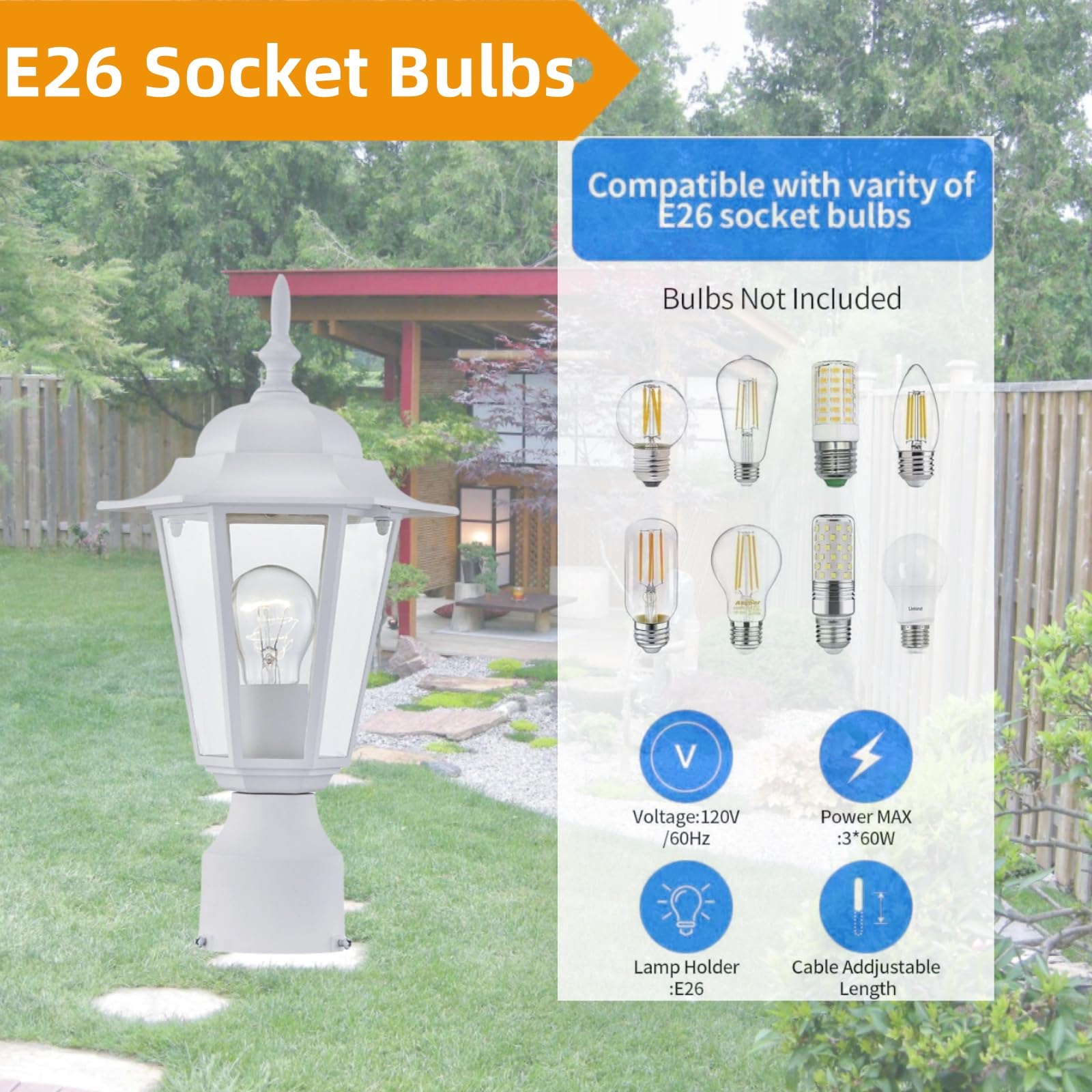 WISBEAM installation setup near porch or garden path.