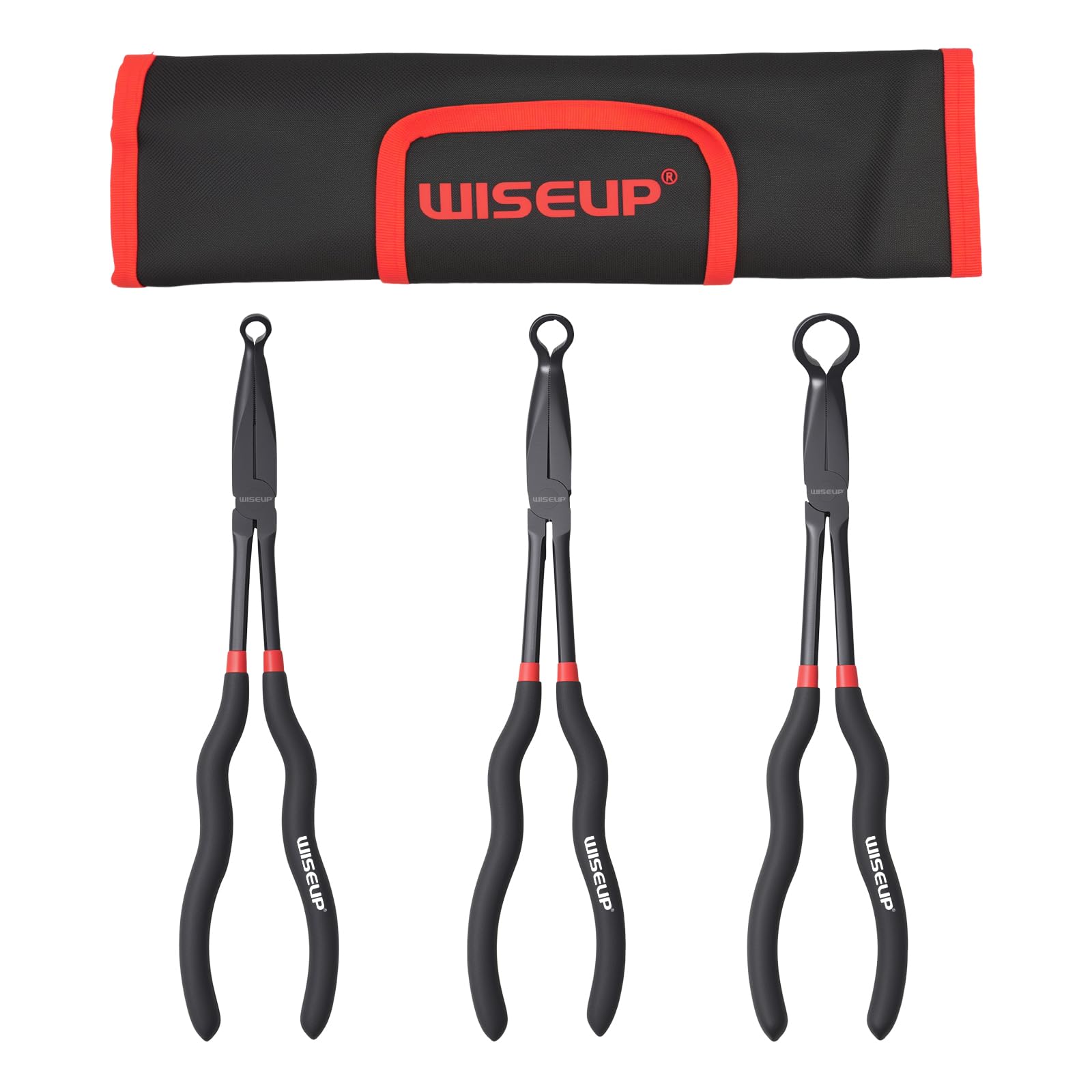 WISEUP hose grip pliers with a 5-16 inch nose for easy hose removal.