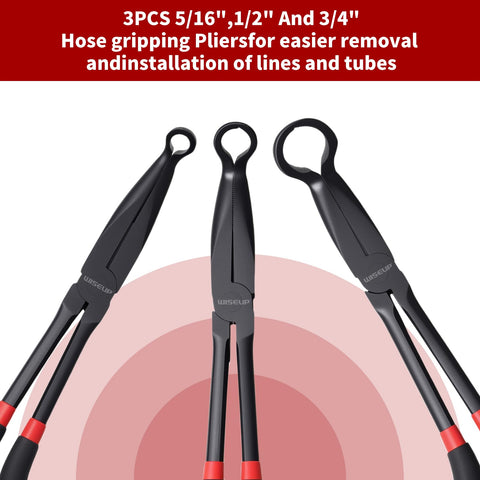 WISEUP ergonomic handle reduces hand fatigue during long automotive tasks.