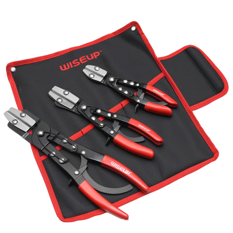 WISEUP 8-inch hose pinch-off pliers for precise radiator hose clamping.