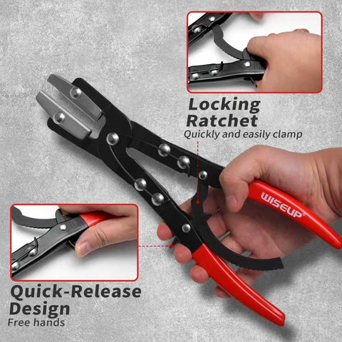WISEUP storage bag keeps hose pinch-off pliers organized and portable.