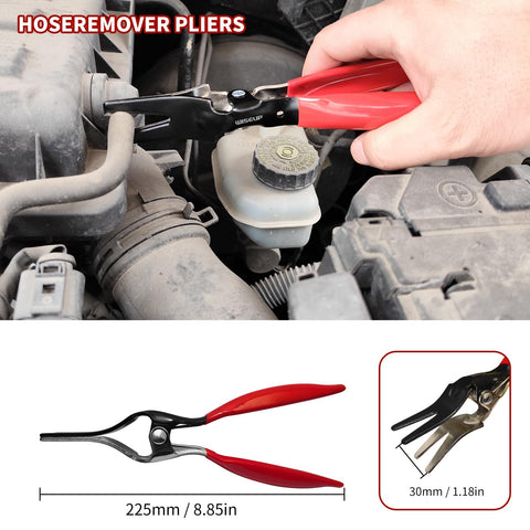 WISEUP hose remover plier provides comfortable grip during hose work