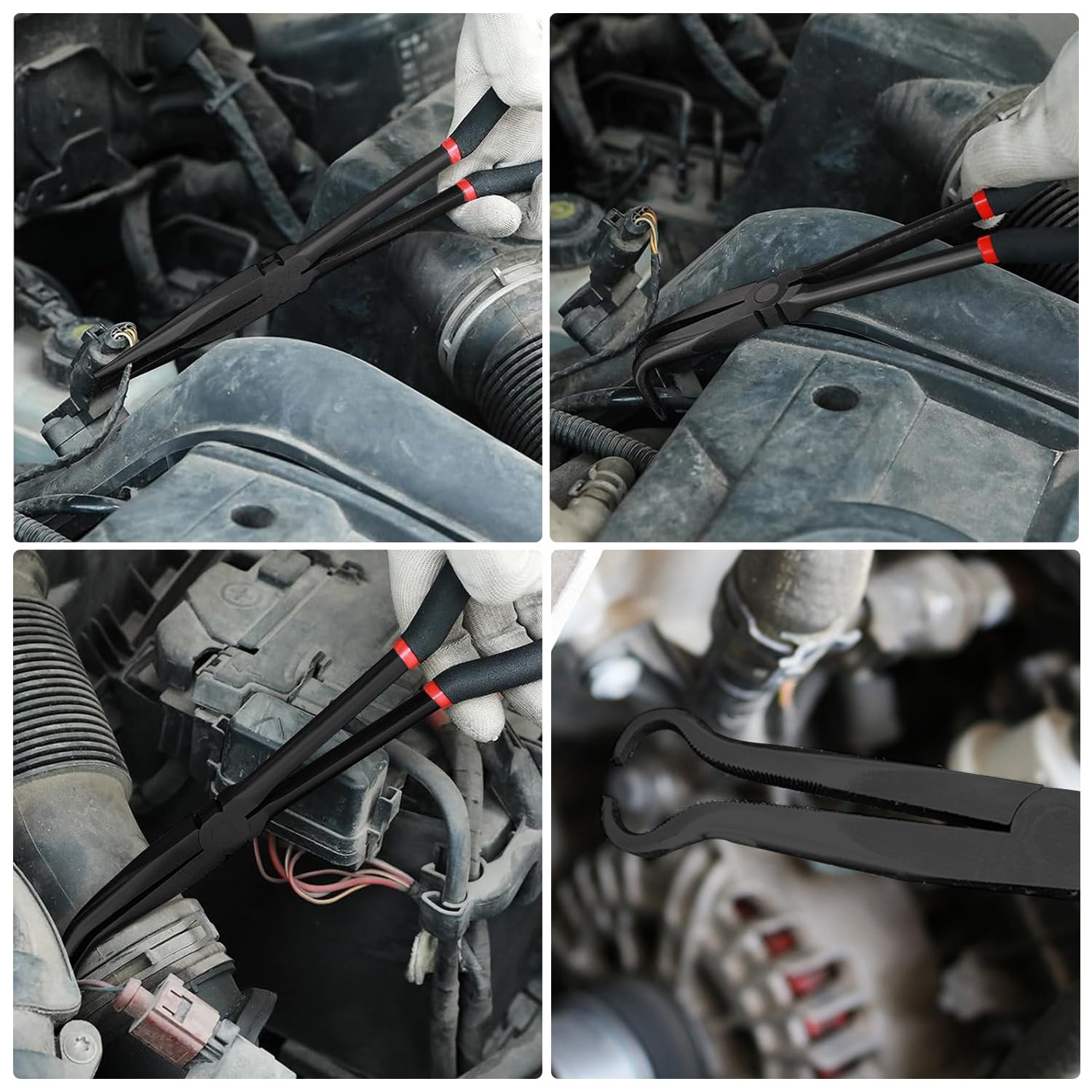 WISEUP O-shape nose plier with storage bag for organized tool kits.