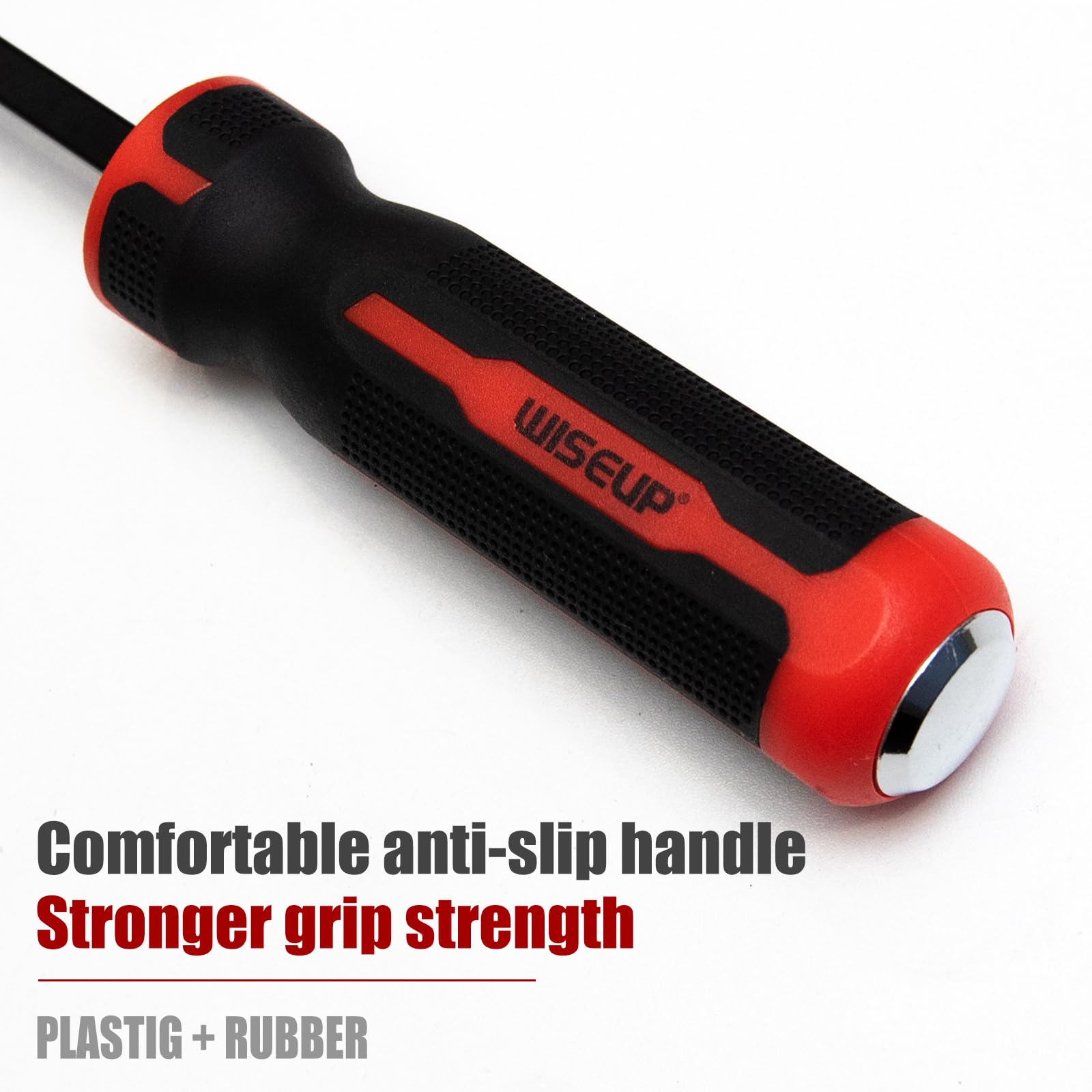 WISEUP 24 inch pry bar delivering maximum leverage for heavy removals.