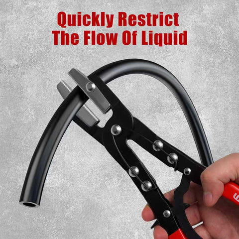 WISEUP ratchet mechanism enables quick, one-handed clamping during hose work.