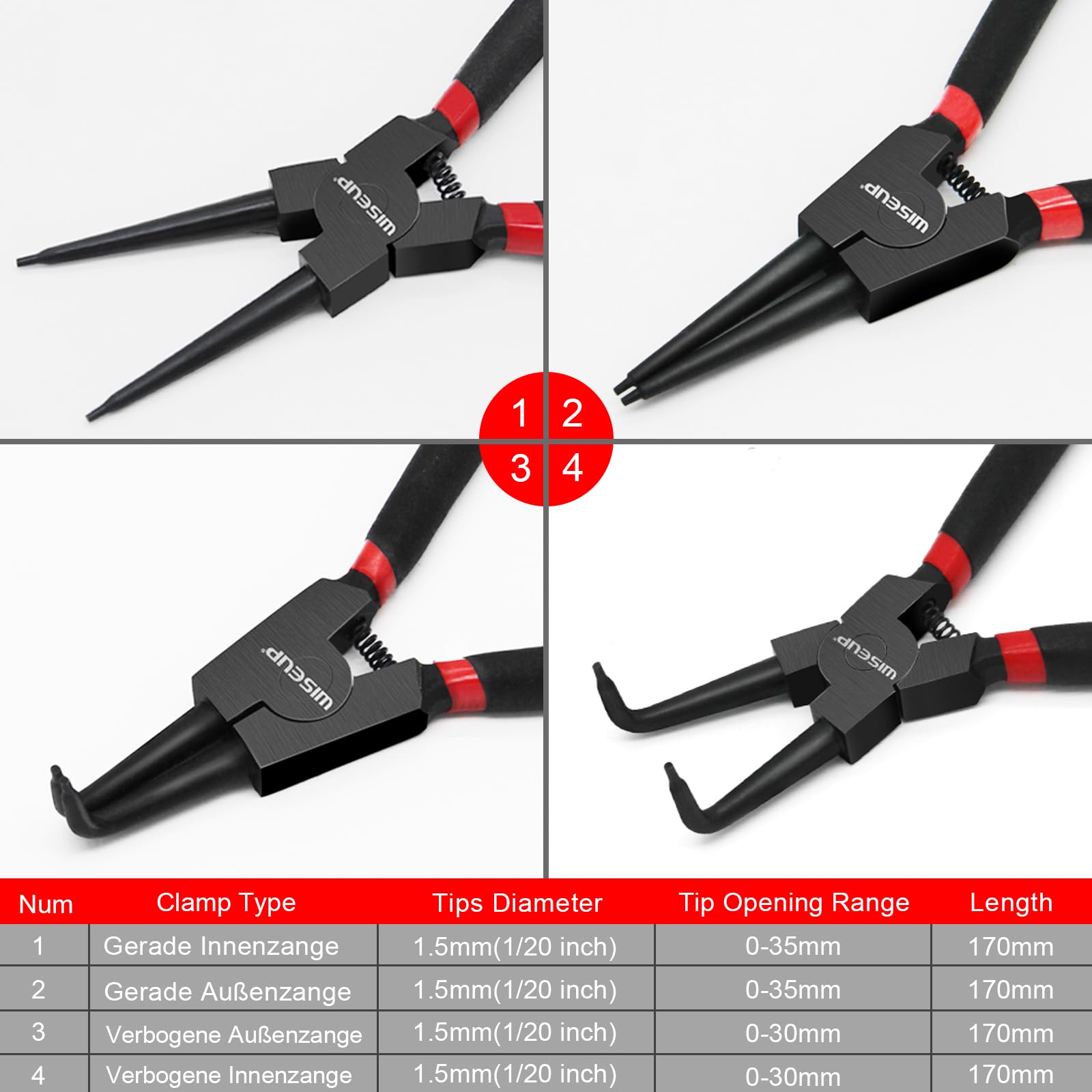 WISEUP external bent tips reach awkward angles.