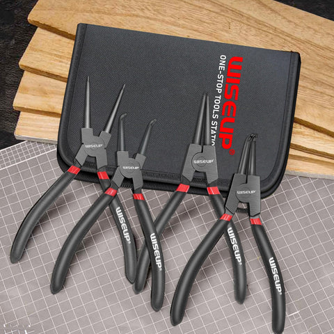 WISEUP storage bag keeps tools organized.