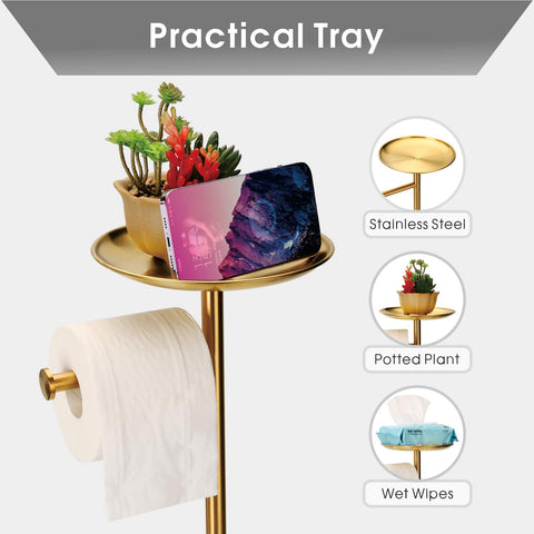 Wismay free-standing design adds elegance without wall drilling and installation ease.