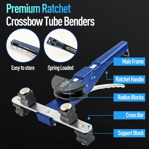 Wisscool copper pipe bending tool in durable case for on-site use.