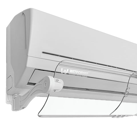 WITFORMS Premium Plus adjustable deflector directs airflow for 60–110 cm AC outlets