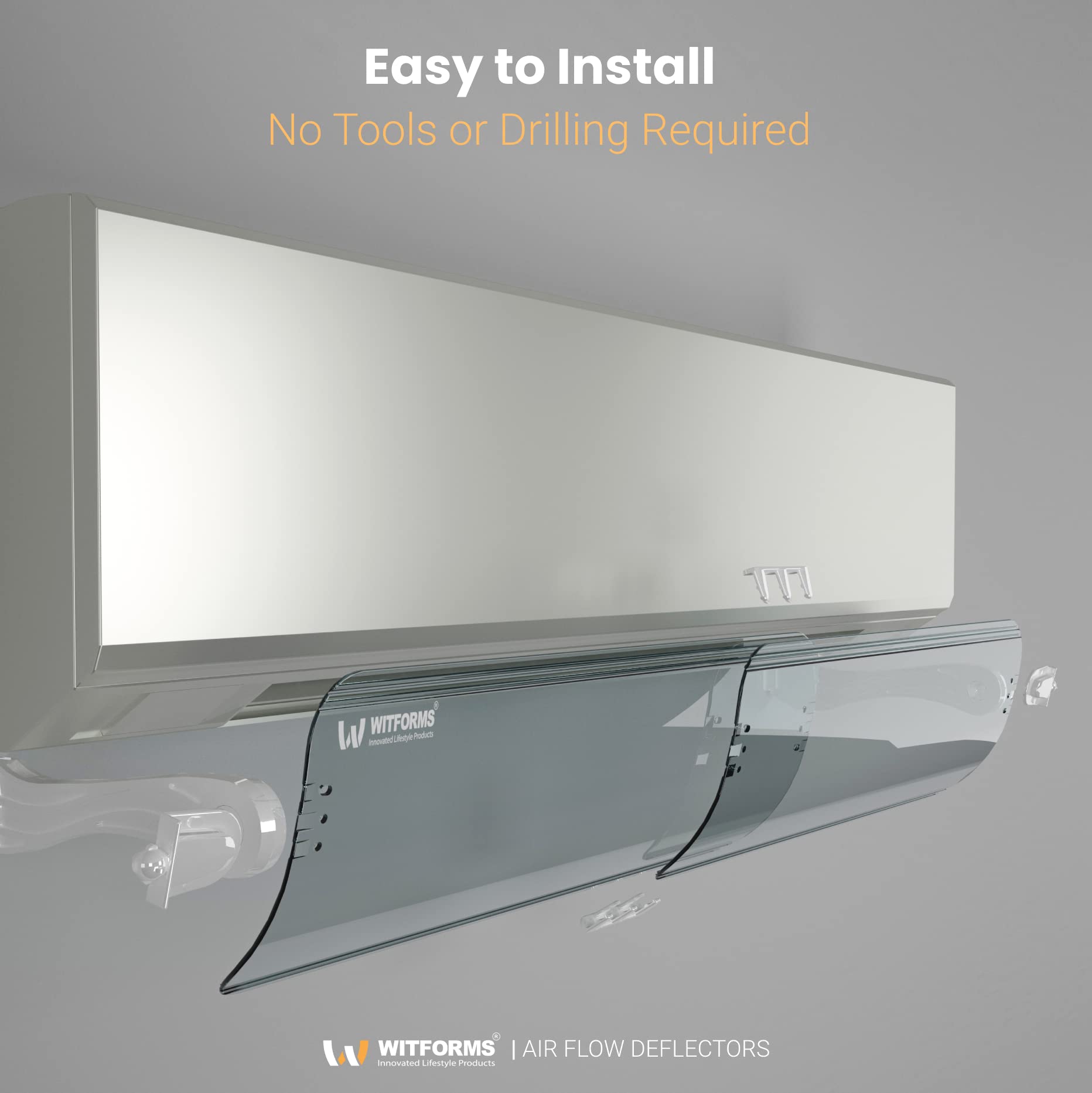 WITFORMS Premium Plus transparent material preserves remote signal