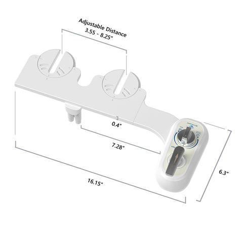 WITHLENT non-electric design with adjustable water pressure.