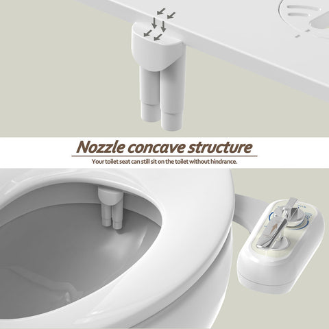 WITHLENT self-cleaning nozzles retract for hygienic storage.